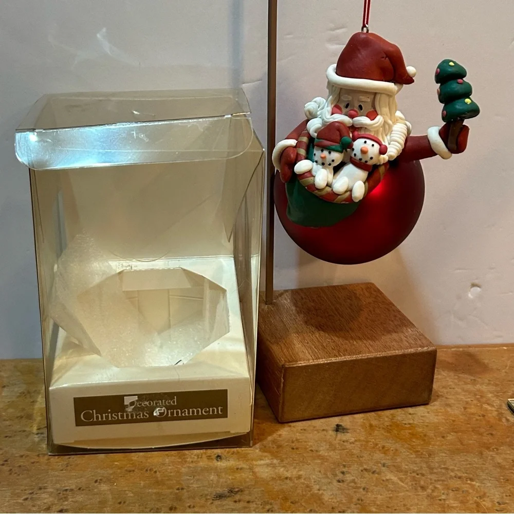 Dayton Hudson Corp 1997 Santa Ornament In Original Box 5x4 vintage